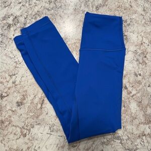 Lululemon Wunder Train High-Rise Crop 23" Cerulean Blue Size 2